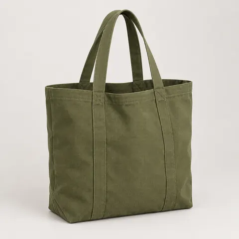 Rangdhonu Wear Everyday Canvas Tote Bag, Olive